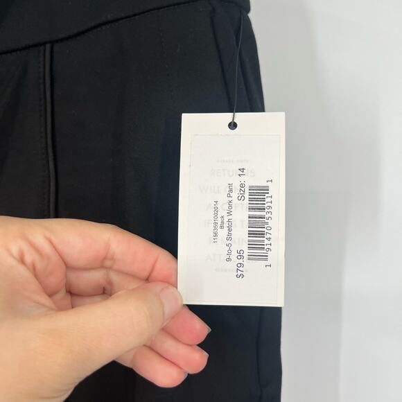 Eloquii 9-to-5 Stretch Work Pants in Black NWT - Picture 5 of 10